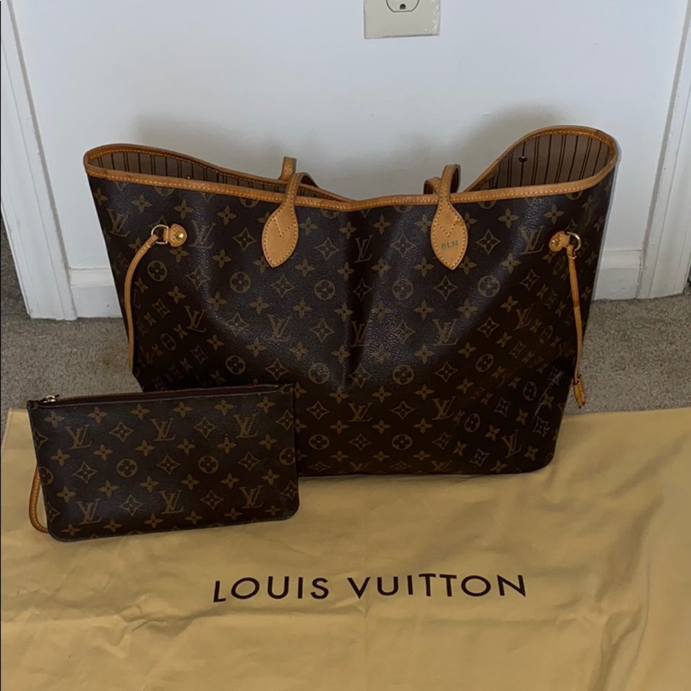 Louis Vuitton Neverfull GM with #BLM Hot Stamp
